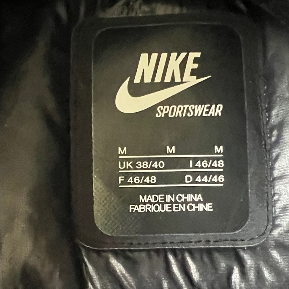 Nike NSW Destroyer Bomber Wool and leather jacket - Picture 2 of 8